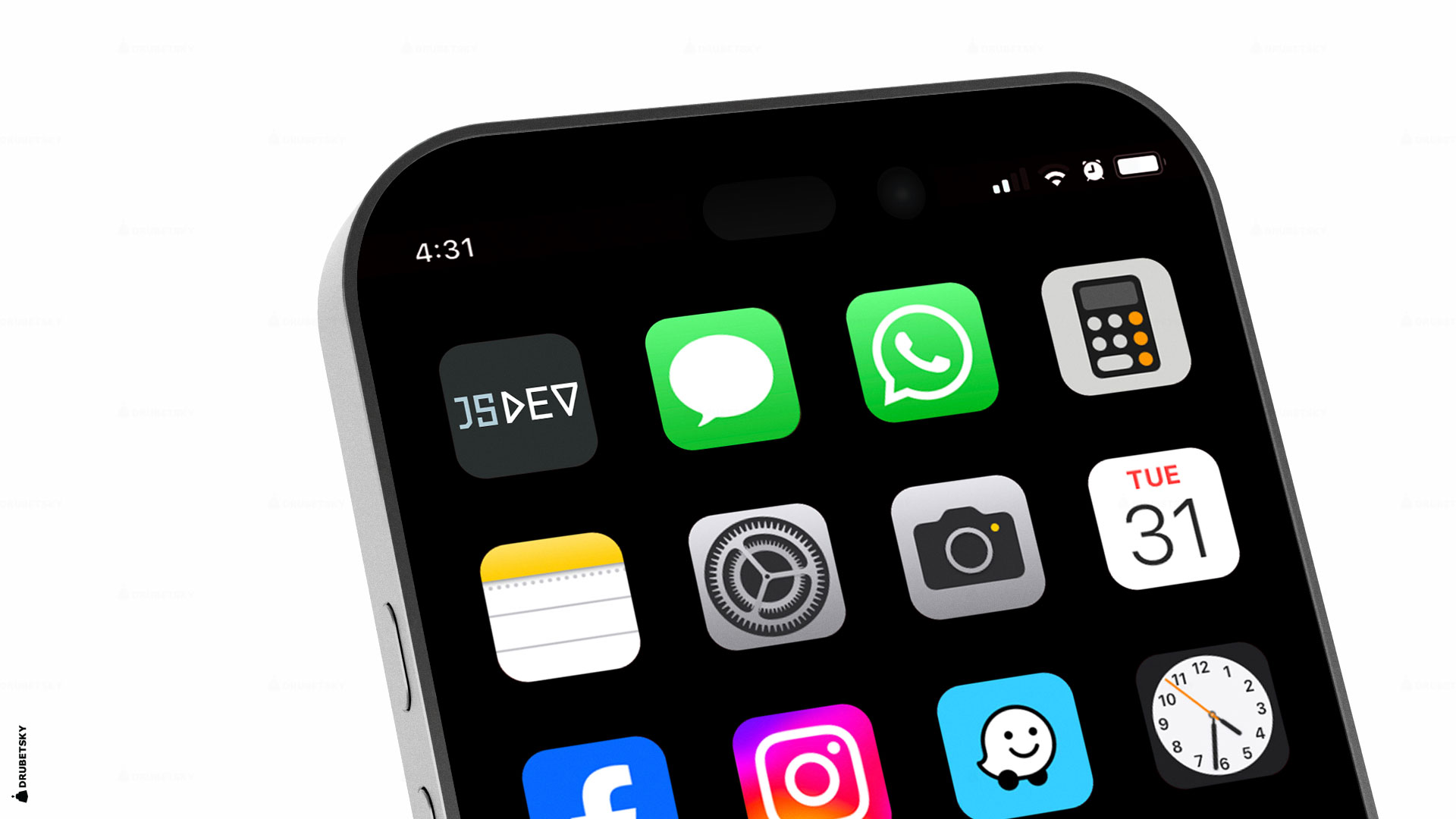 application icon javascript development