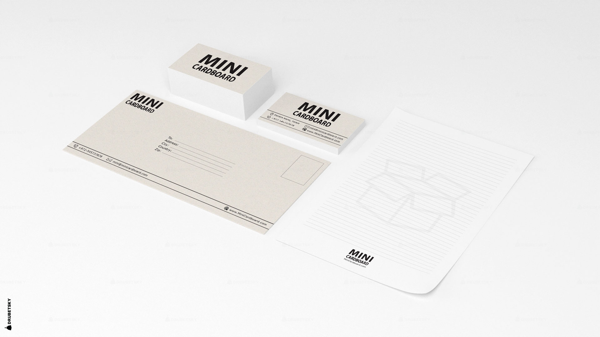 brand identity design cardboard manufactory