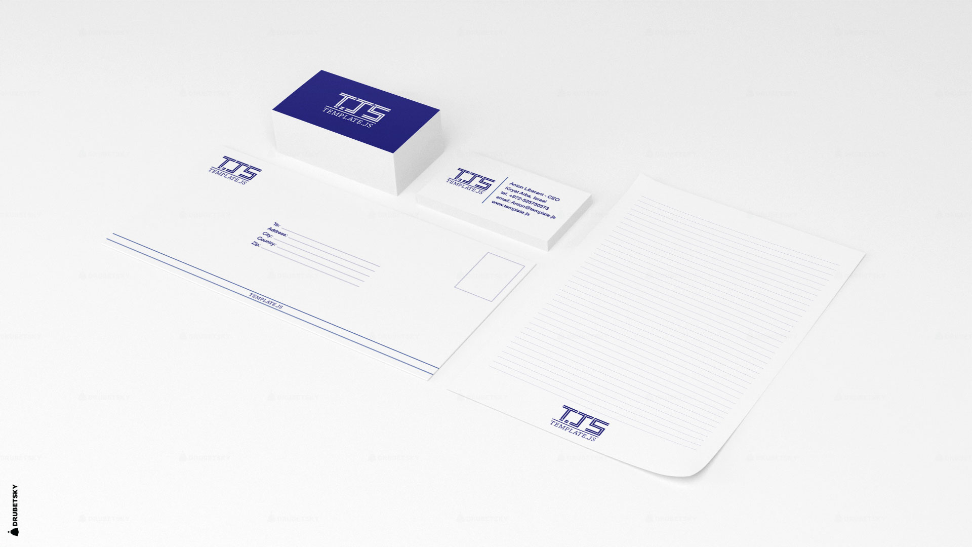 brand identity design javascript templates