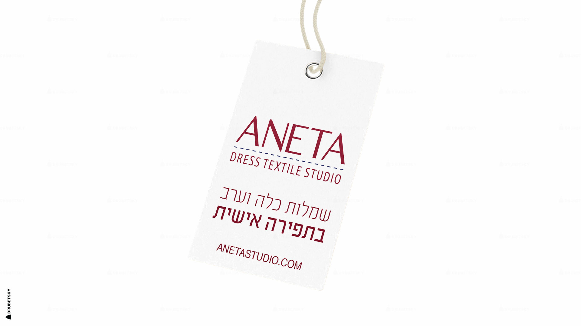 branding design label tag textile studio