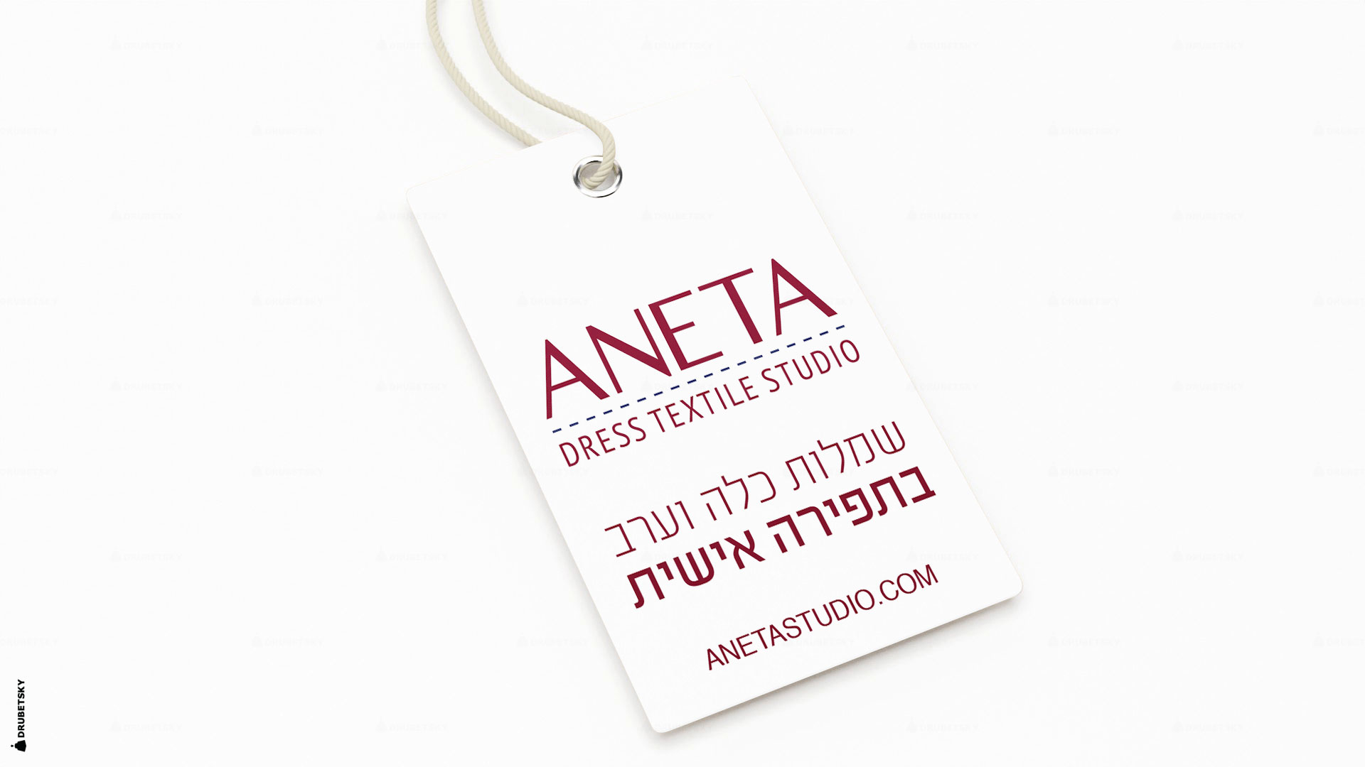 branding design label tag textile studio