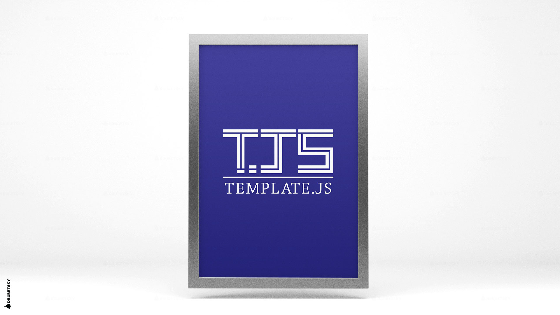 branding design poster javascript templates