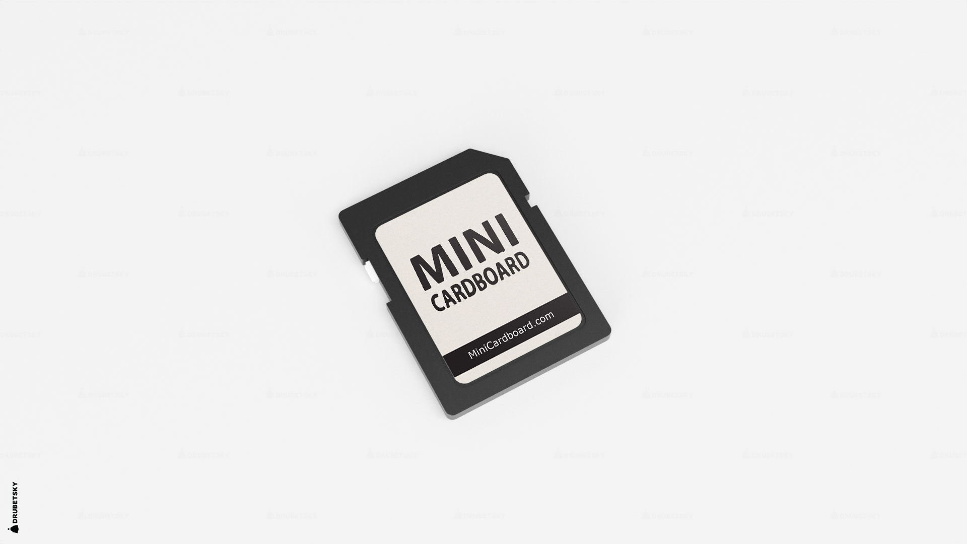 branding design sd card cardboard manufactory