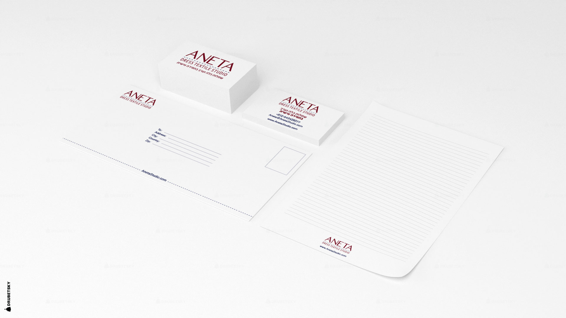 brand identity design textile studio