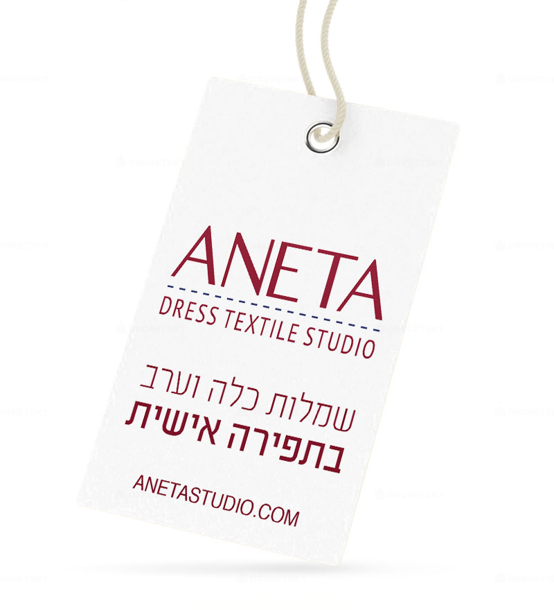 branding design label tag textile studio